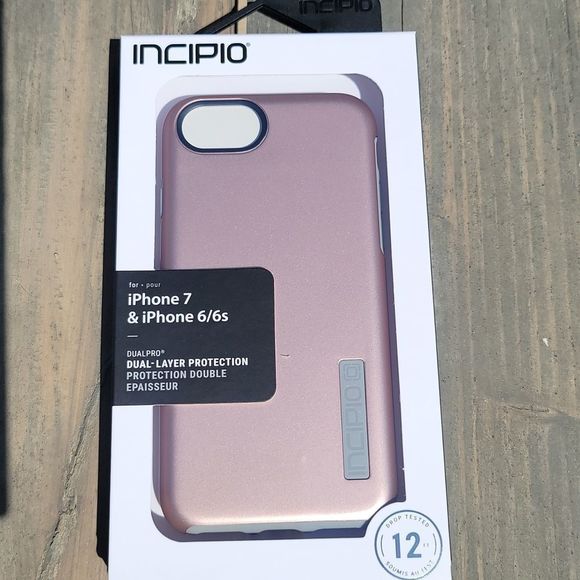 IPhone 7 & IPhone 6/6s Cellphone Case-Rose Gold - Picture 2 of 4